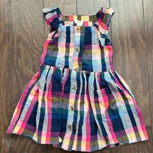 Crewcuts (J Crew) Plaid Sleeveless Dress (3T)
